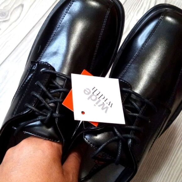 (OE3023) Deer Stags Boy's Gabe Oxford Sz 4 Wide - Picture 4 of 12